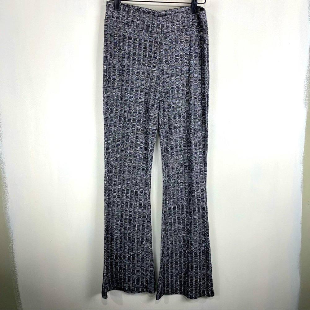 American Eagle Elastic Pull On Ribbed Wide Leg Leggings Pants Loungewear Small